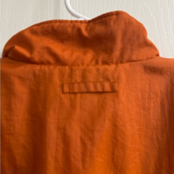 GAP Orange Utility Vest Fleece Lined Multi-Pocket Outdoor Cargo Men’s L - Picture 5 of 8